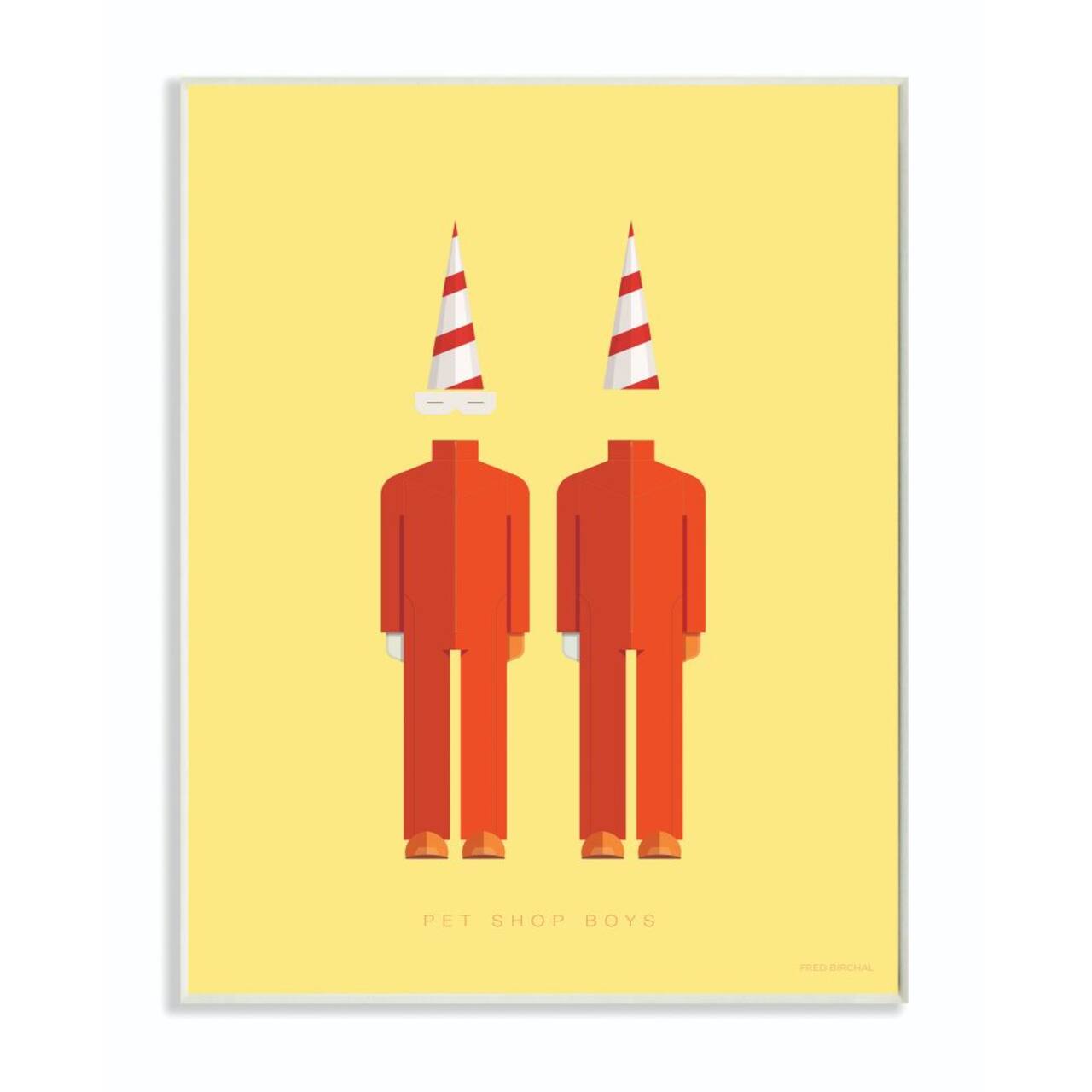 Stupell Industries Pet Shop Boys Fashion Design Wall Plaque